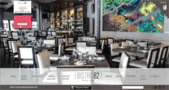 Desktop Screenshot of bistro82.com